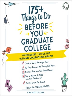 cover image of 175+ Things to Do Before You Graduate College